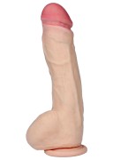 Dionizos Realistyczne Dildo Elastyczne dł. (24 cm) z Przyssawką