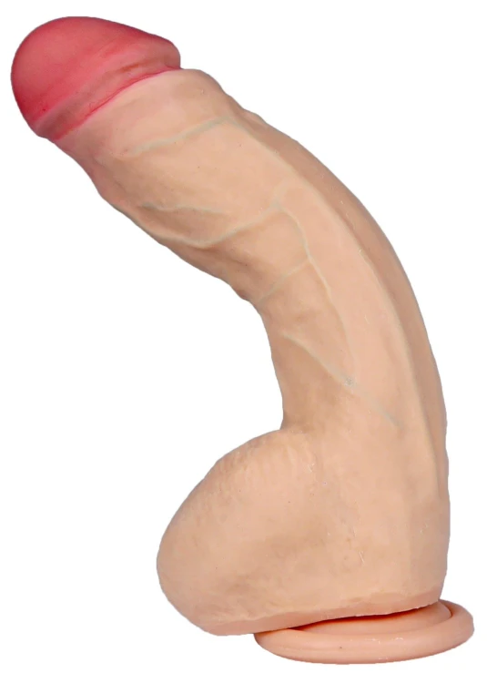 Dionizos Realistyczne Dildo Elastyczne dł. (24 cm) z Przyssawką