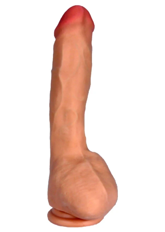 Zeus Realistyczne Dildo z Wibracjami dł. (23 cm) z Przyssawką