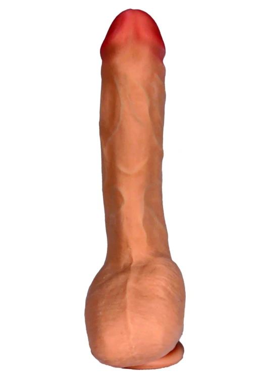 Zeus Realistyczne Dildo z Wibracjami dł. (23 cm) z Przyssawką