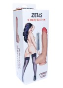 Zeus Realistyczne Dildo z Wibracjami dł. (23 cm) z Przyssawką