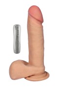 Kronos Realistyczne Dildo Wibrujące dł. (17 cm) z Przyssawką