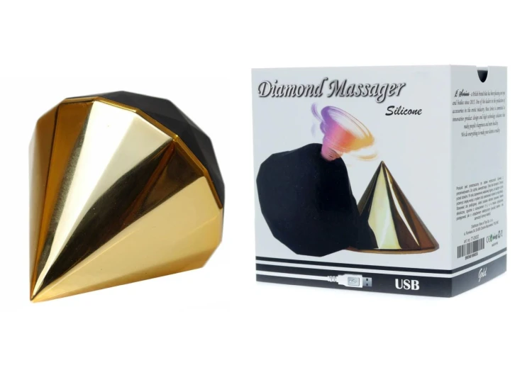 Diamond Gold Stymulator | Masażer Łechtaczki - Luksusowy Masażer Air Pulse
