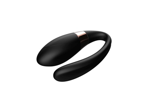 V-Vibe Black Wibrator dla Par z Pilotem - Stymulator Łechtaczki i Punktu G 7 Trybów