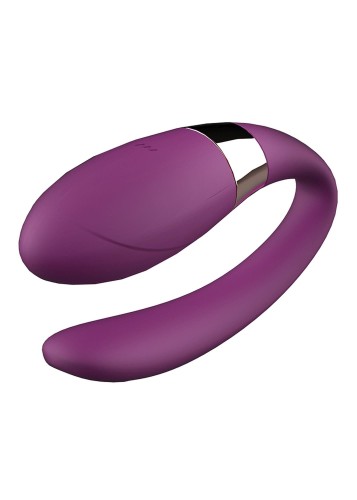 V-Vibe Purple Wibrator dla Par z Pilotem - Stymulator Łechtaczki i Punktu G 7 Trybów