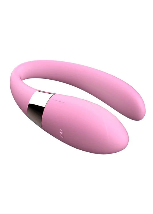 V-Vibe Pink Wibrator dla Par z Pilotem - Stymulator Łechtaczki i Punktu G 7 Trybów