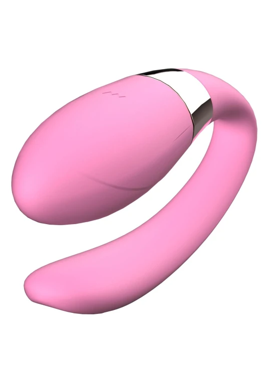 V-Vibe Pink Wibrator dla Par z Pilotem - Stymulator Łechtaczki i Punktu G 7 Trybów