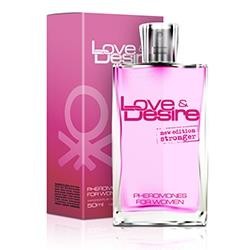Love Desire Perfumy z Feromonami dla Kobiet 50 ml - Owocowo-Kwiatowy Zapach Uwodzenia