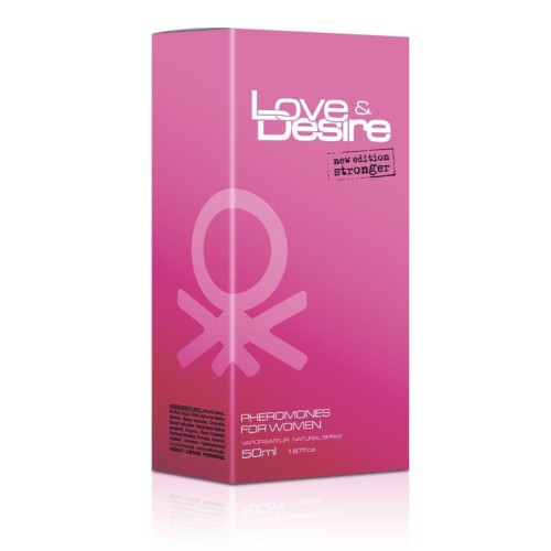 Love Desire Perfumy z Feromonami dla Kobiet 50 ml - Owocowo-Kwiatowy Zapach Uwodzenia