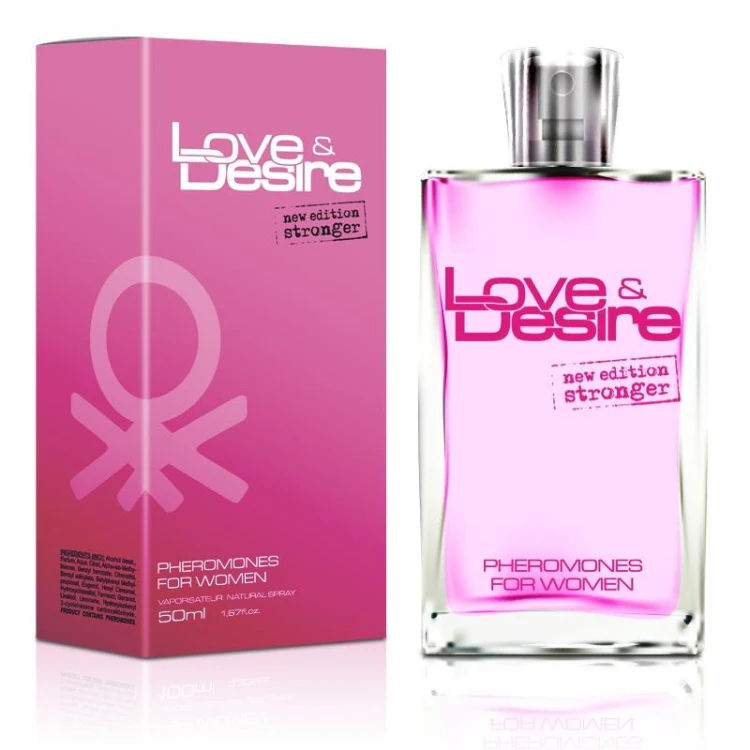 Love Desire Perfumy z Feromonami dla Kobiet 50 ml - Owocowo-Kwiatowy Zapach Uwodzenia