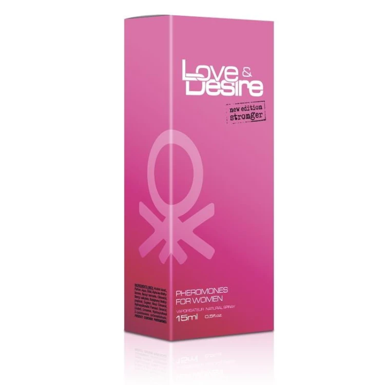 Love Desire Perfumy z Feromonami dla Kobiet 15 ml - Owocowo-Kwiatowy Zapach Uwodzenia