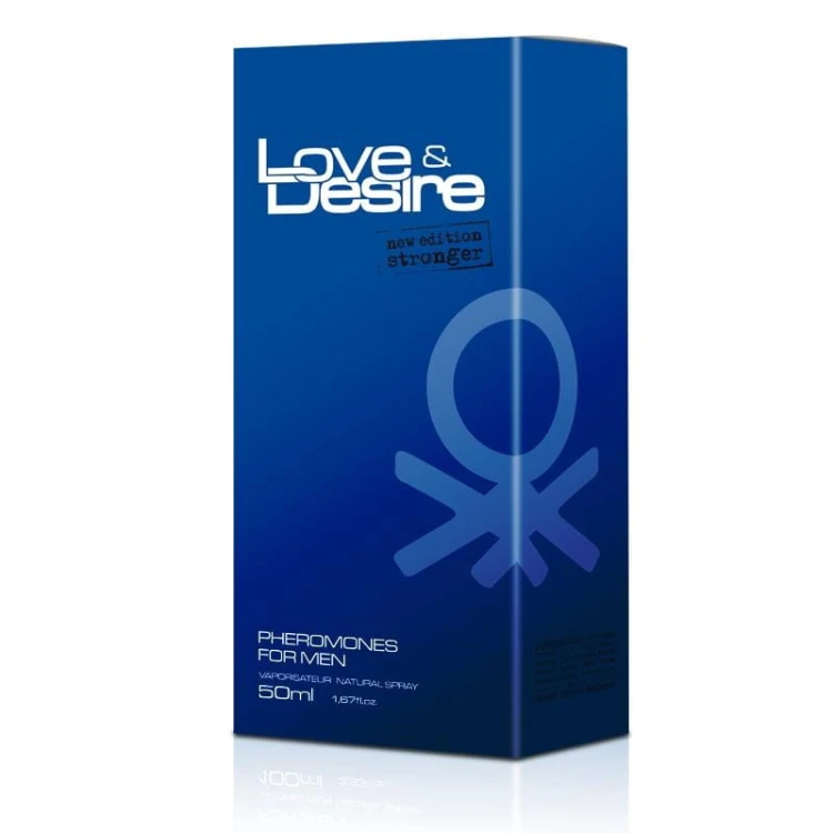 Love Desire Perfumy z Feromonami dla Mężczyzn 50 ml - Kompaktowy Zapach Uwodzenia