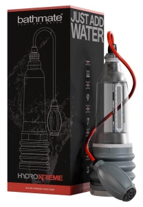 HydroXtreme8 przezroczysty zestaw hydropompka do penisa z pompką ręczną i akcesoriami