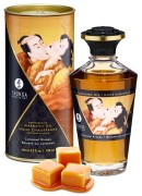 Olejek rozgrzewający do masażu erotycznego Shunga Karmelowa Rozkosz 100 ml