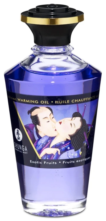 Olejek rozgrzewający do masażu erotycznego Shunga Egzotyczne Owoce 100 ml