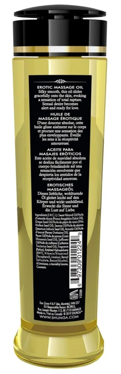 Olejek do masażu erotycznego Shunga Kwiaty Rajskich Wysp 240 ml