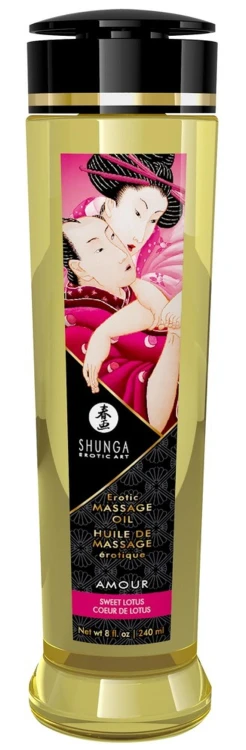 Olejek do masażu erotycznego Shunga Słodki Lotos 240 ml