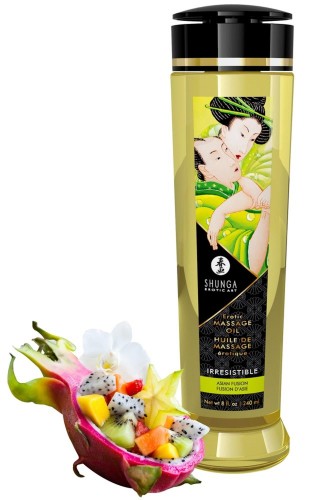 Olejek do masażu erotycznego Shunga o aromacie owoców 240 ml