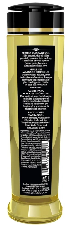 Olejek do masażu erotycznego Shunga o aromacie owoców 240 ml