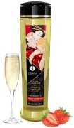 Olejek do masażeu erotycznego Shunga Romance - aromat truskawki 240 ml