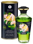 Olejek rozgrzewający Shunga zielona herbata – afrodyzjakowy olejek do masażu dla par (100 ml)