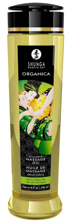 Olejek do masażu Shunga zielona herbata – aromatyczny olejek do masażu dla par (240 ml)
