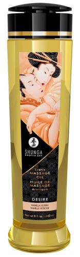 Shunga Desire olejek do masażu erotycznego Wanilia 240 ml