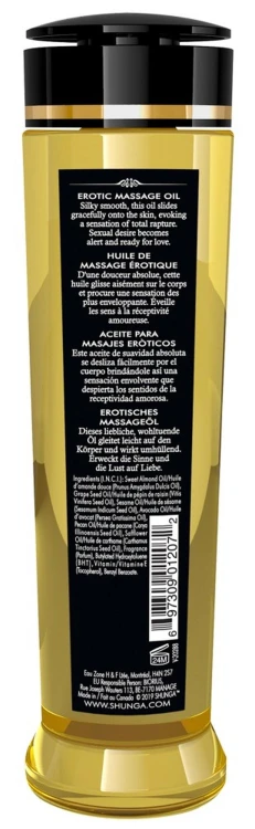 Shunga Desire olejek do masażu erotycznego Wanilia 240 ml