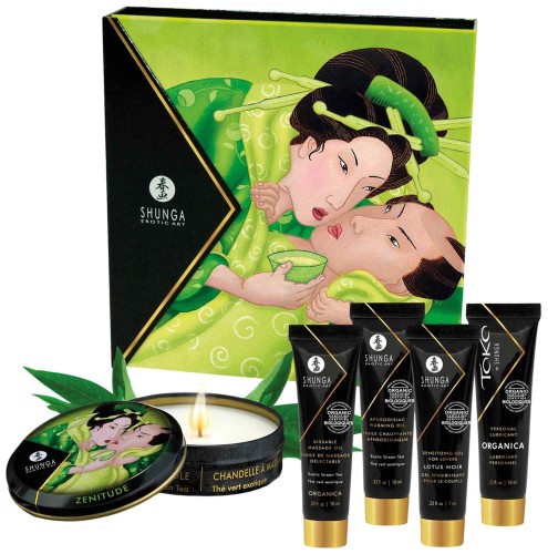 Shunga Geisha's Secret Kit Zielona Herbata - zestaw do masażu i gier miłosnych
