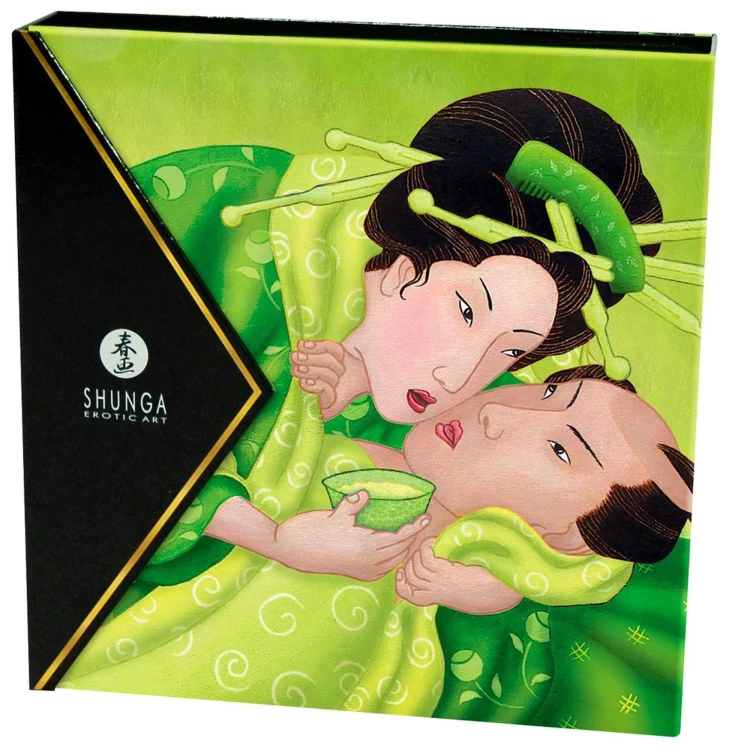Shunga Geisha's Secret Kit Zielona Herbata - zestaw do masażu i gier miłosnych
