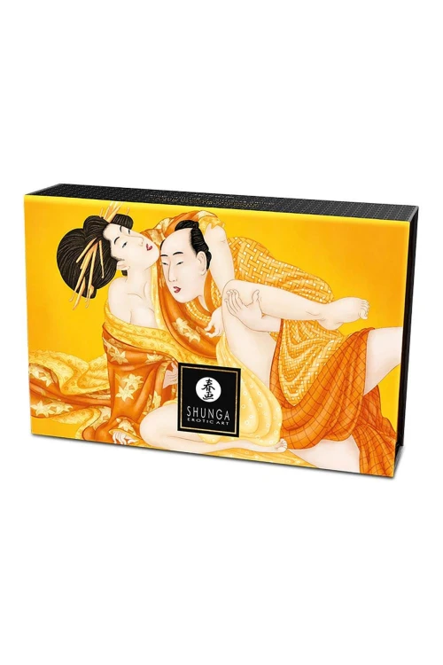 Shunga Mango puder do ciała i stref erogennych z piórkiem 228 g