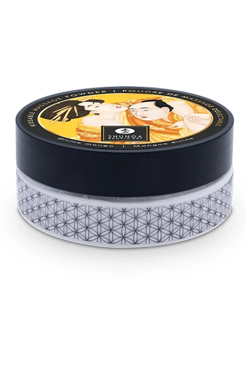 Shunga Mango puder do ciała i stref erogennych z piórkiem 228 g