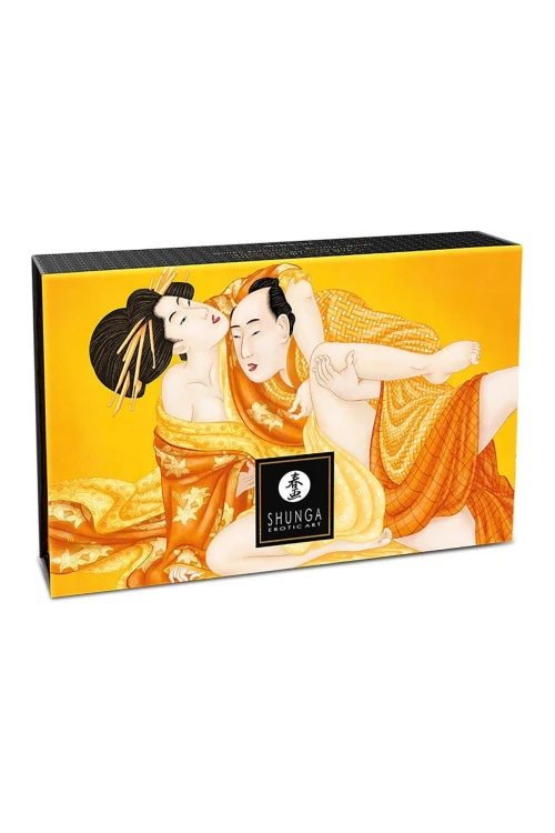 Shunga Mango puder do ciała i stref erogennych z piórkiem 228 g