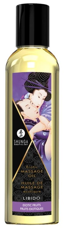 Shunga Fruity Kisses zestaw olejków do masażu i lubrykantu owocowego