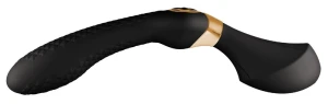Shunga Zoa Czarny luksusowe dildo i wielofunkcyjny masażer z 10 trybami wibracji