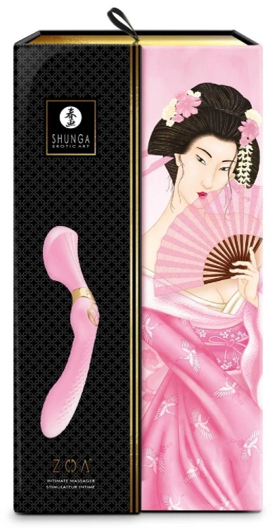 Shunga Zoa luksusowe dildo i wielofunkcyjny masażer z 10 trybami wibracji