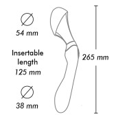Shunga Zoa luksusowe dildo i wielofunkcyjny masażer z 10 trybami wibracji