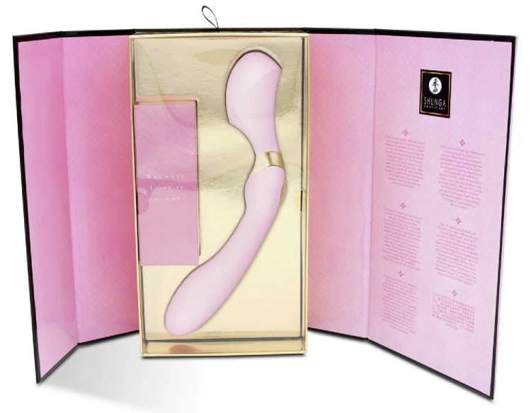 Shunga Zoa luksusowe dildo i wielofunkcyjny masażer z 10 trybami wibracji
