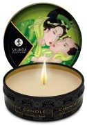 Shunga Mini Świeca do Masażu Zielona Herbata 30ml - Wosk Topi się w Olejek
