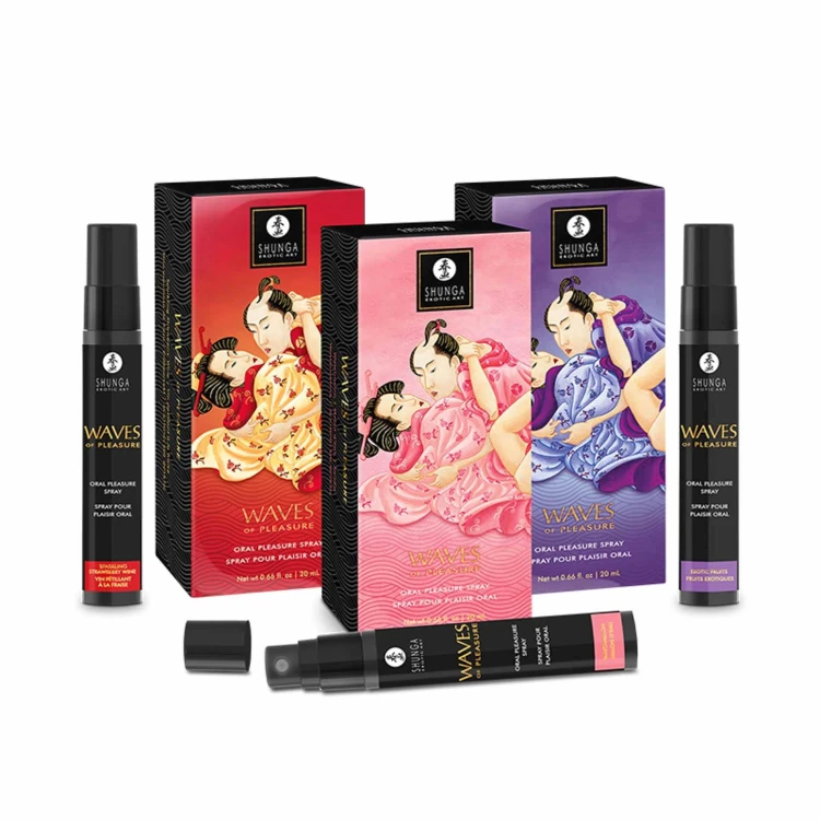 Shunga Oral Pleasure Truskawkowe Wino spray do seksu oralnego 33 ml