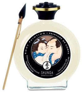 Shunga Body Painting Wanilia i Czekolada jadalna farba do ciała 100 ml