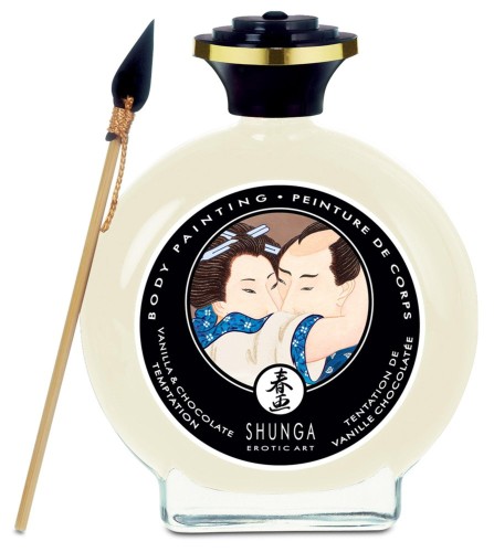 Shunga Body Painting Wanilia i Czekolada jadalna farba do ciała 100 ml
