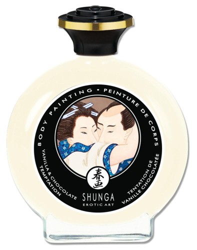 Shunga Body Painting Wanilia i Czekolada jadalna farba do ciała 100 ml