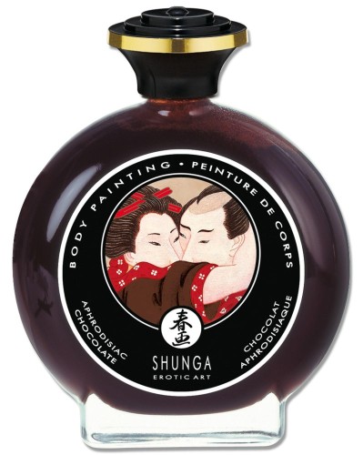 Shunga Body Painting jadalna farba do ciała o smaku czekolady 100 ml