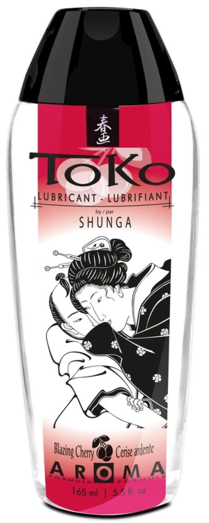 Shunga Toko Aroma Płonąca Wiśnia lubrykant na bazie wody 165 ml