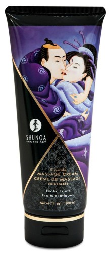 Shunga Krem do Masażu Jadalny Owoce Egzotyczne 200ml