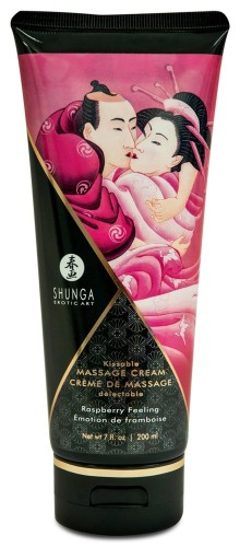 Shunga Krem do Masażu Jadalny Malina 200ml
