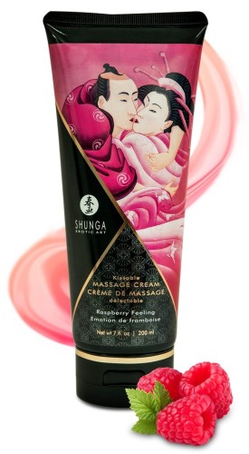 Shunga Krem do Masażu Jadalny Malina 200ml