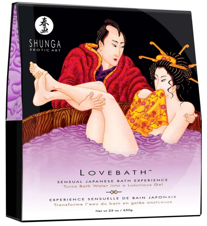 Shunga Lovebath Perełki do Kąpieli Sensual Lotus - Żelowa Kąpiel dla Par