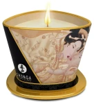 Shunga Świeca do Masażu o zapachu Wanilii 170ml - Wosk Topi się w Olejek